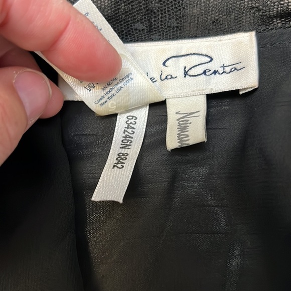 OSCAR DEL LA RENTA ROBE LARGE - Picture 14 of 16